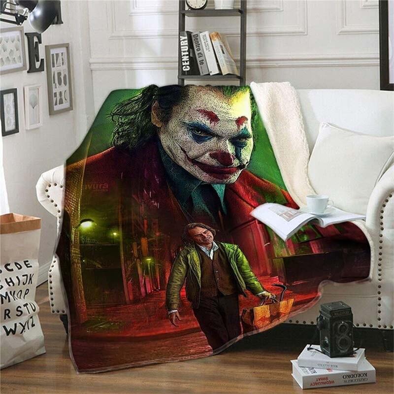 Blanket Sofa Bed Blanket Super Soft Warm The Crow The Joker 3D Print Blanket Cover Fleece Throw Blanket