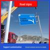 Authentic Highway & Construction Traffic Signs for Safety and Prohibition