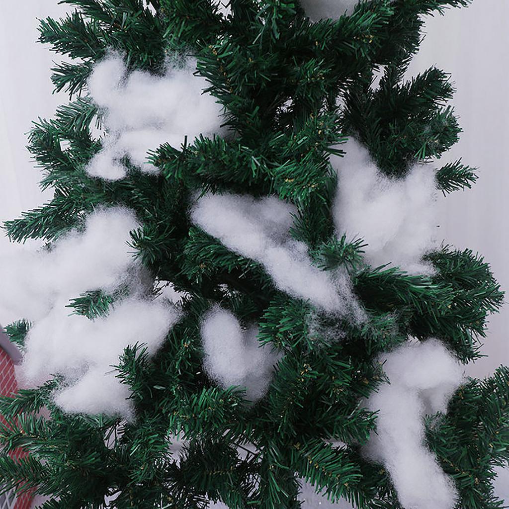 Christmas Decorations Snowflakes Christmas Simulation Snowflakes Cotton Decorations Clear Acrylic Beads Garland Fast Shipping