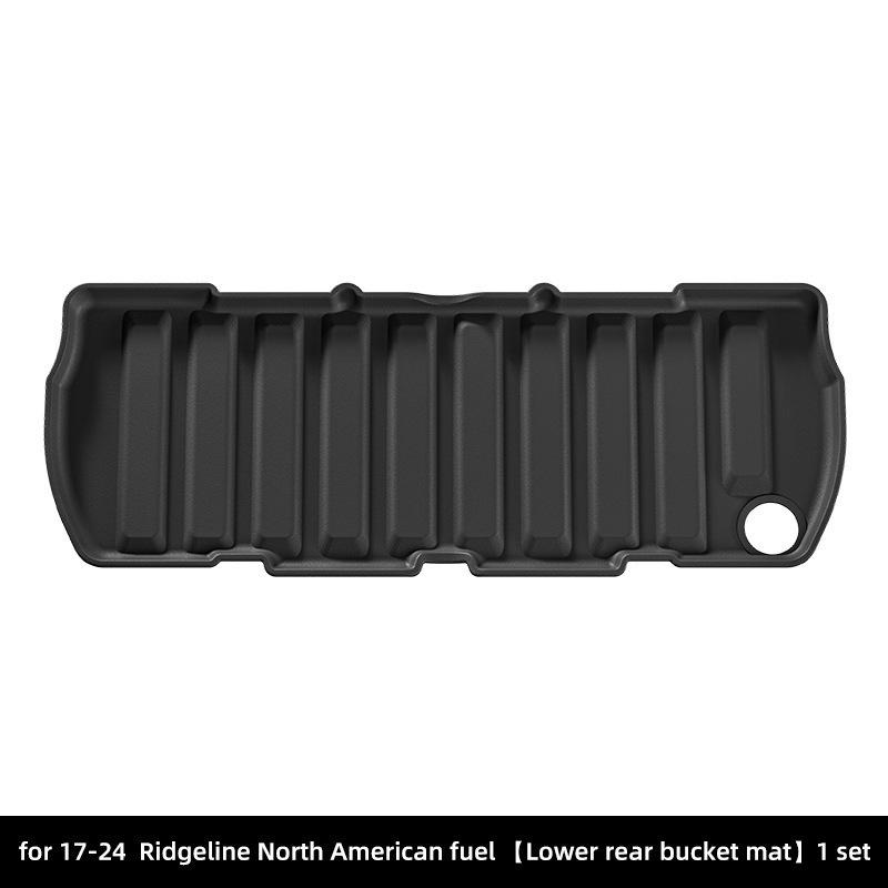 Honda Ridgeline 2017-2024 Коврик в багажник TPE Вкладыш в кузов Black
