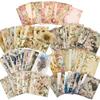 Retro-Style High-Quality Paper Background Materials Retro English Poster Paper for Handmade Journals DIY Collage Decorative Back