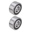 2Pcs Double Row Ball Bearing High Speed Operation Excellent Manufacture Industrial Supplies for