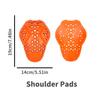 Wosawe CE Approved Motorcycle Back Protector Universal Motorbike Knee Pads Soft Motorcycle Jacket Insert Armor Equipment
