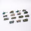 Dodam Dodam High-Quality Metal Armored Vehicle Toy - Part of 15-Piece Car & Helicopter Set, Kids' Gift