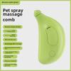 Rechargeable Electric Pet Comb with Spray for Shedding Control and Anti-Static Massage - Ideal for Cats & Dogs