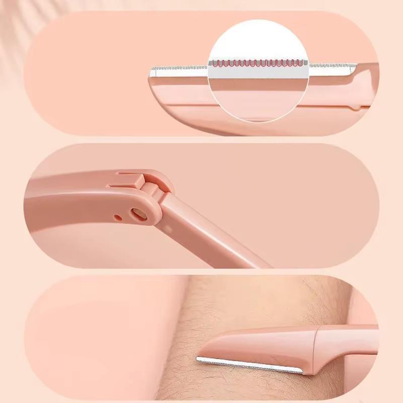 Precision 3Pcs Eyebrow Trimmer Set for Professional Facial Hair Shaping and Removal