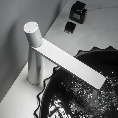 Basin Faucet Brass Bathroom Faucet Mixer Tap Black/Grey Wash Basin Faucet Single Handle Hot and Cold Lavotory Faucet 855921