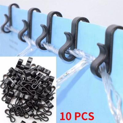 Gutter 10pcs Hanging Hooks S Clips For Christmas String Lights Party Outdoor