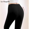 La Chapelle Damen Doppelseitige De Samt Thermo Leggings