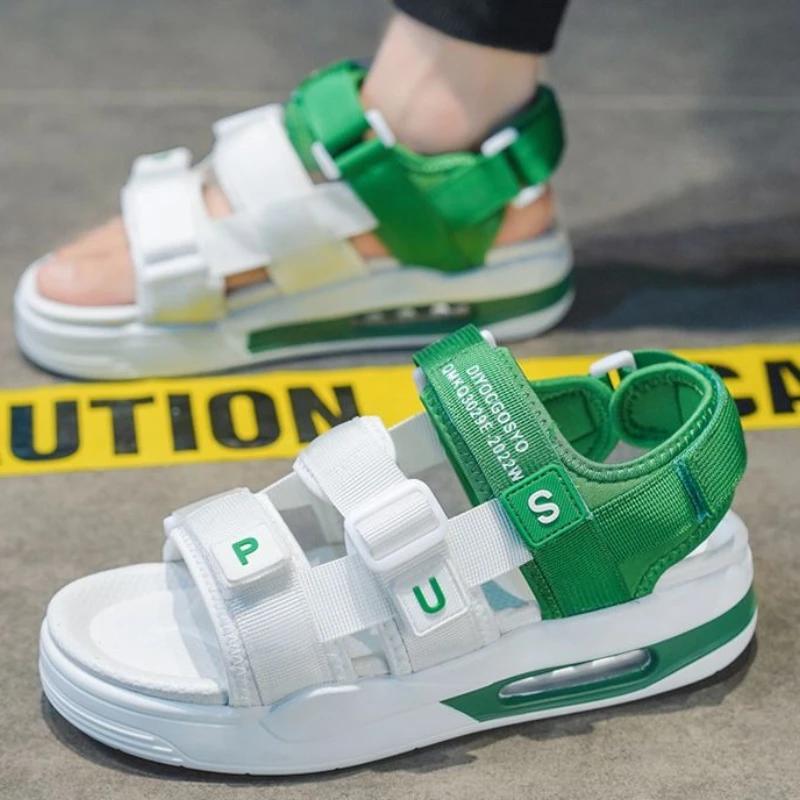 Fashion Height Men's Sandal Non-slip Breathable with Platform Luxury 2025 Clearance Sale Open Toe In Welcome Deal On Offer Pvc Male Shoe