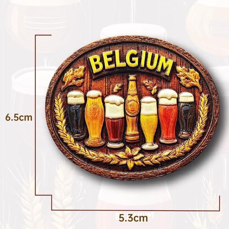 Belgien Souvenirs Brüssel Kühlschrankmagnete Brügge Kühlschrankaufkleber Heimdekoration Geburtstagsgeschenke