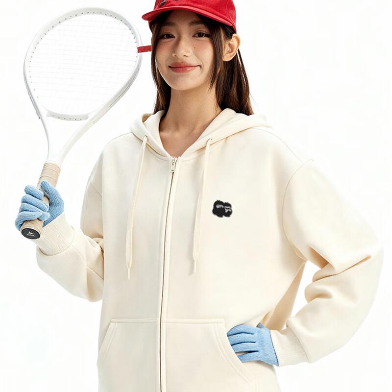 Fingercroxx Herren Fleece Kapuzen Cardigan Jacke