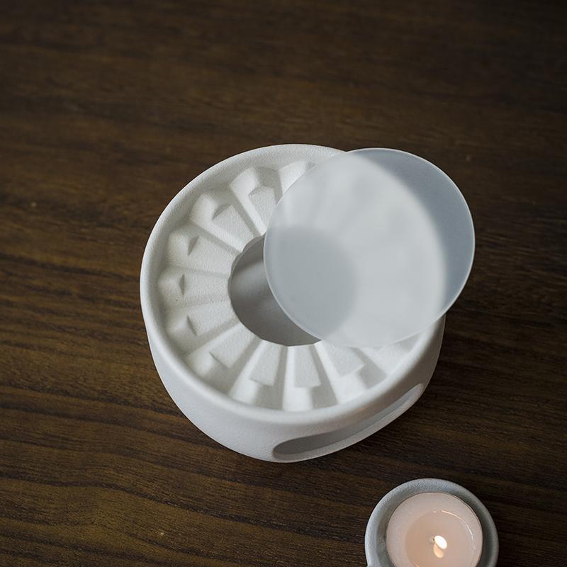 Candle Heated Teapot Base Japanese-style Tea Warming Stove Tea Warmer Ceramic Warmer