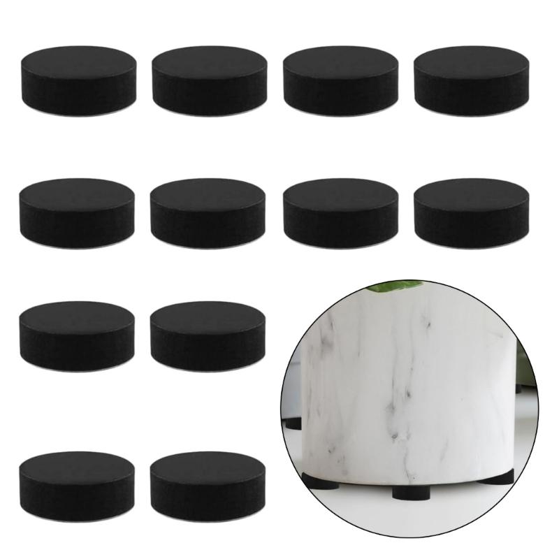 32 Pack Adhesive Base Liners Round Foam Flower Pot Bottom Discs, for Indoor Pots, Cuttable Contact Layer for Tables Shelves and Window Side