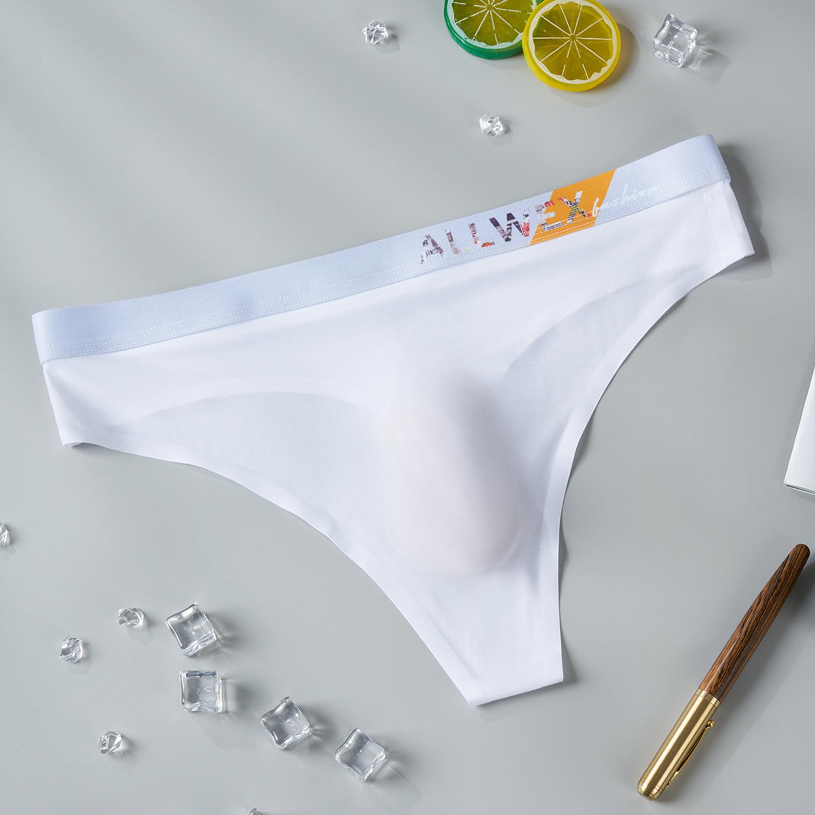 

Чоловічі 3D Контурні Трикутні Плавки з Крижаного Шовку з Дизайном ALLWEX XL