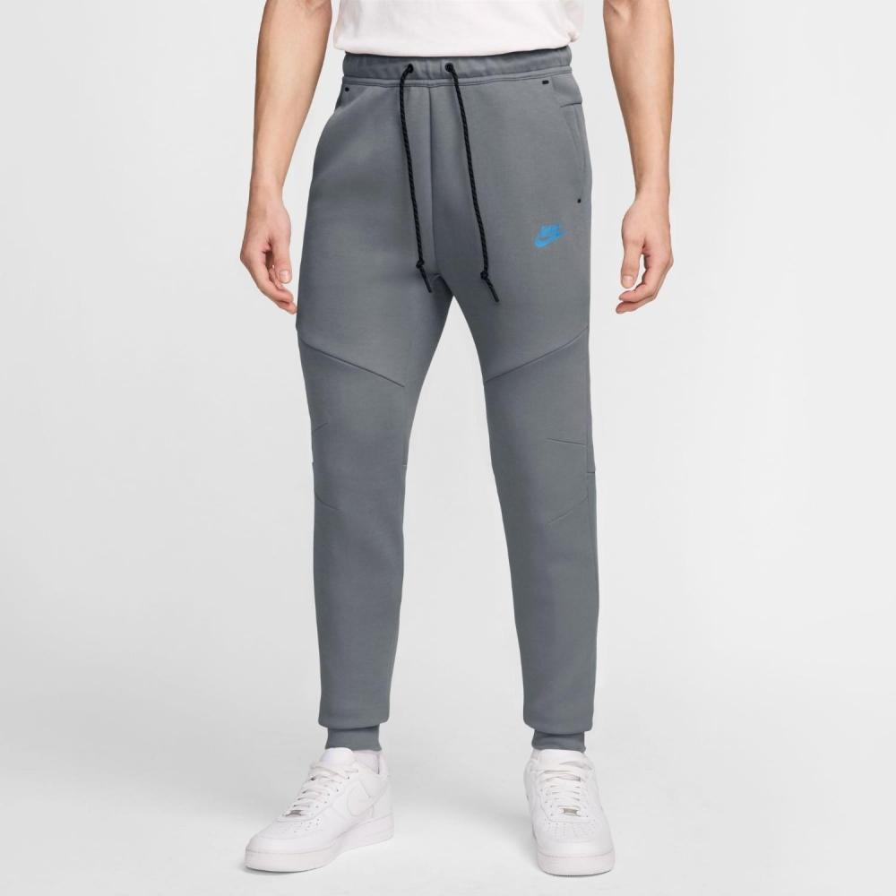 Nike M Tch Flc Jgr Pant sMkgry Fbblu Hv0960a XS