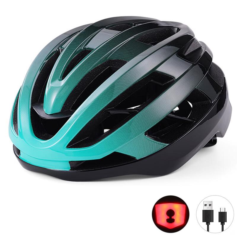 Lishi Unisex Cycling Helmet with USB Rechargeable Light