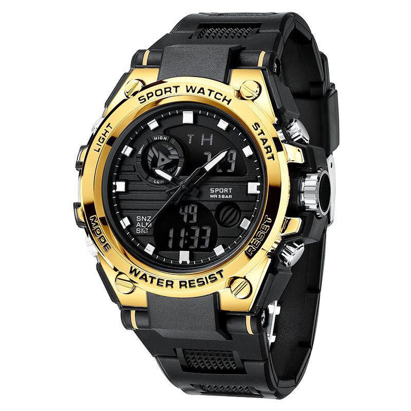 Electronic Watch For Men'S Students, Junior High School Teenagers, Multi-Functional Sports, Men'S Luminous Electronic Watch