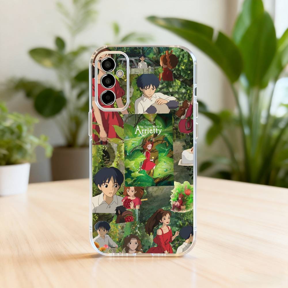 The S-Secret World of A-Arrietty-es Phone Case For SamsungA10,12,20,21S,30,31,40,50,51,52,70,71 Transparent Cover Samsung a514g