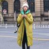 Thickened bread clothes, down cotton-padded clothes, women's loose winter coats, medium and long over-the-knee cotton.