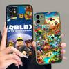Popular Game R-Roblox Phone Case For IPhone 16 Pro Max 15 14 13 12 11 XS MAX X Plus Candy Color Matte TPU Phone Cover