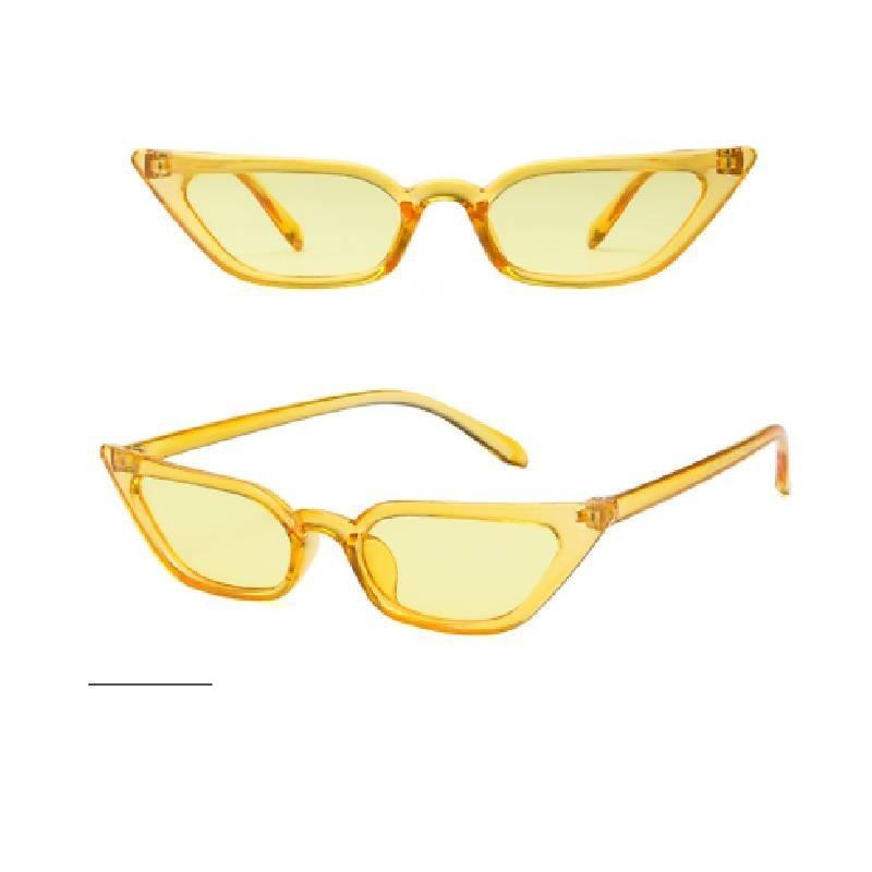 Elegant Women Cat Eye Design Sunglasses With Retro Small Eyeglass And Uv Protection