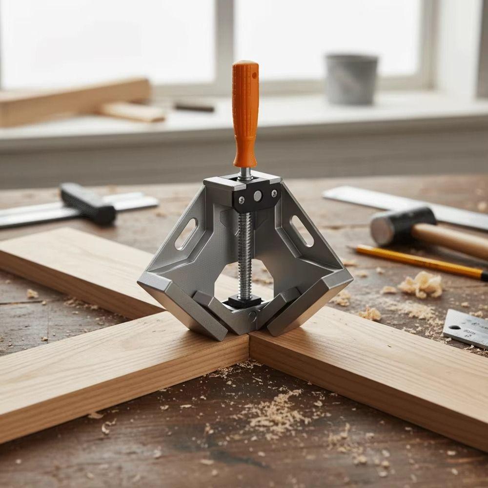 90° Angle Adjustable Swing Jaws Clamp Sturdy Design 90 Degree Angle Clamp Welding Cabinets