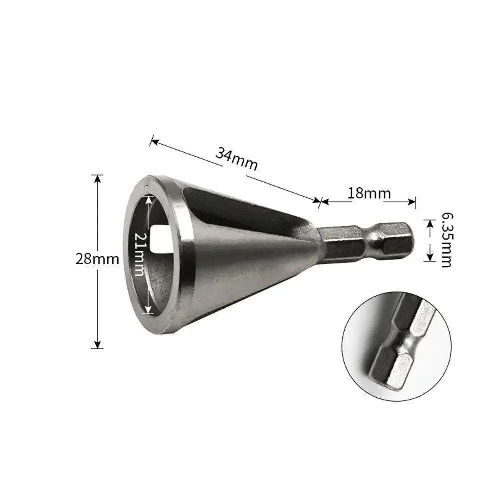 Stainless Steel External Chamfer Bit Repairs Damaged Bolts Remove Burr Tools Practical Metal Layer Shearing Cutter Accessories