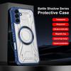 KEYSION Transparent Magnetic Case for Samsung A56 5G A36 A26 Soft Silicone+PC Shockproof Phone Back Cover for for Galaxy A16 5G
