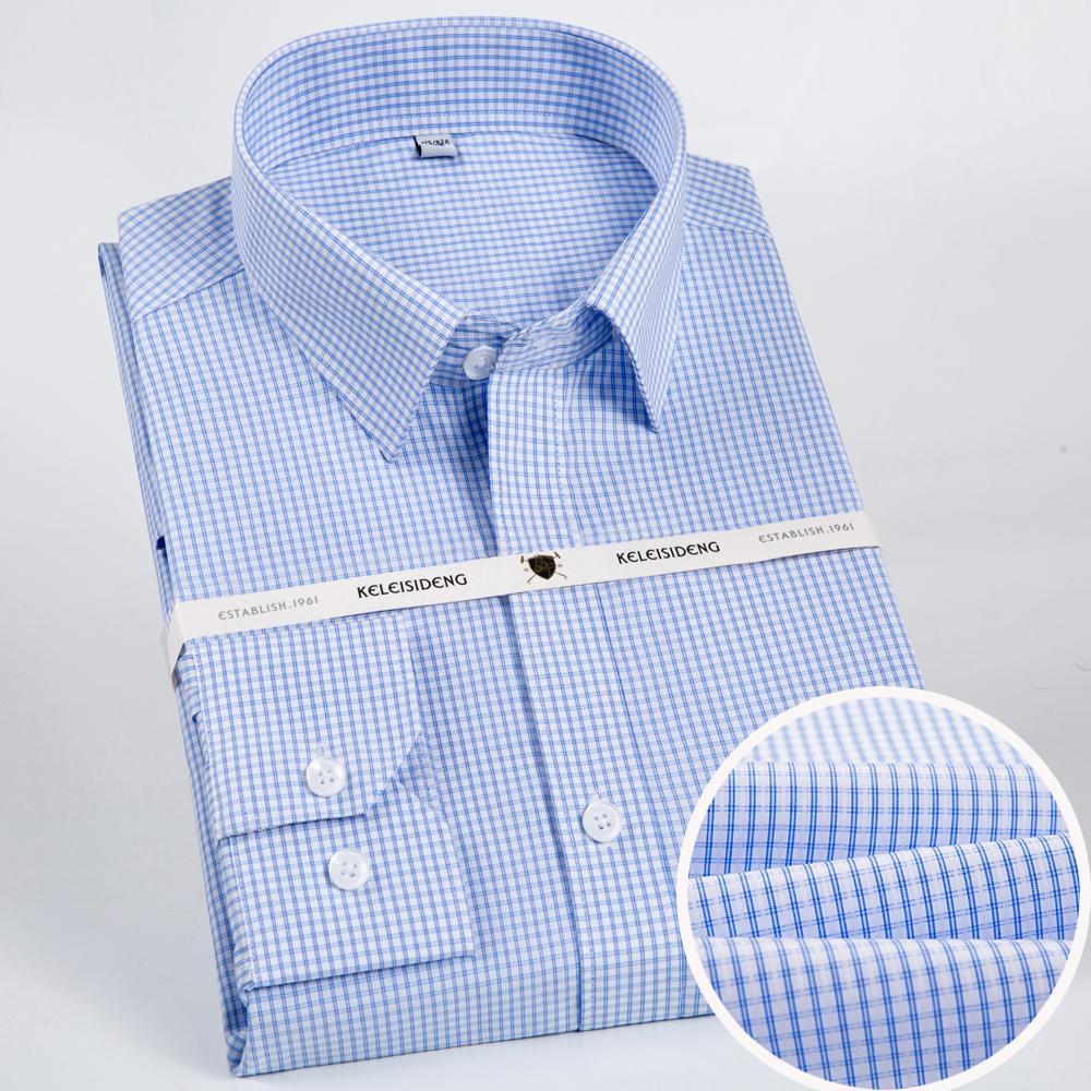 

Мужская рубашка с воротником кент из 100% хлопка, не требующая глажки, однотонная и в полоску, с нагрудным карманом, деловая формальная офисная одежда 42