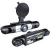 Car Dash Cam 1080P HD Driving Recorder Front &Inside Left Right 3 Channel Camera