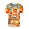 2026 Disney Movie Luca Clothes Children Summer 3d Printed Cartoon Short Sleeves Tops Tees