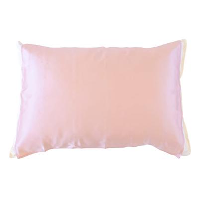Pillow Cover Silk Pillow Cover Junkin Hair Good Night Silk Care Ribbon Closure Type SO5525 Cherry Blossom Color [Kinuya] 100%