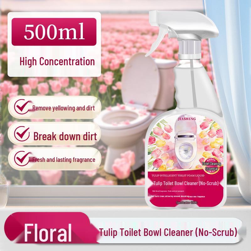 Smart Toilet Cleaner: Strong Stain & Limescale Removal, Fresh Scent, No-Scrub Formula for Home & Public Toilets.