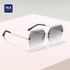 HLA Women's Oversized Gradient Nylon Sunglasses