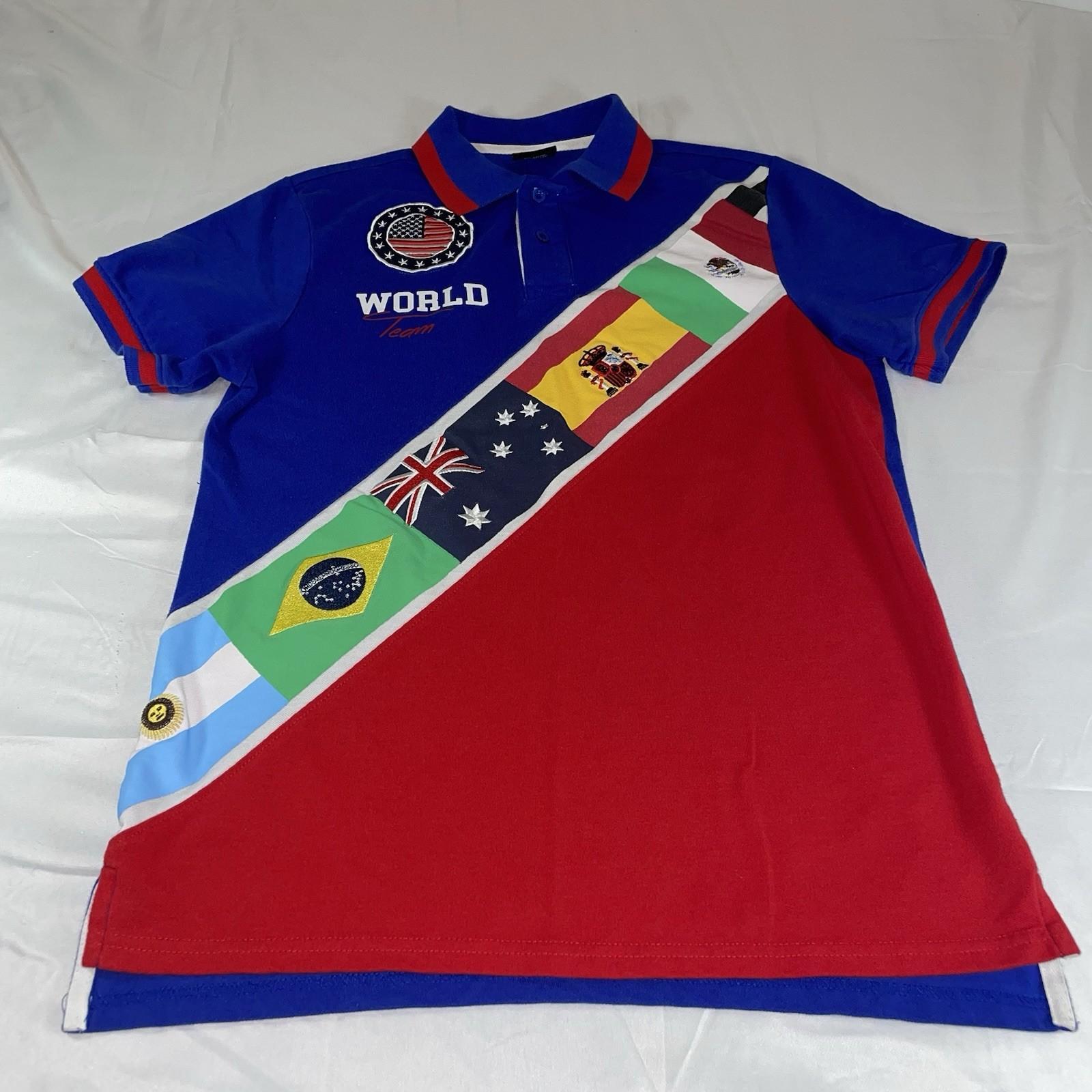 Krisp NYC World Team USA World Games Embroidered Shirt Medium K-603 Unisex T-Shirt S