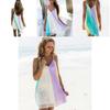 Premium Quality Women Summer Casual Dress Colorful Mini Chiffon Spaghetti Strap