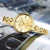 CURREN 9097 Women's Waterproof Quartz Steel Band Wristwatch - Simple Casual Design