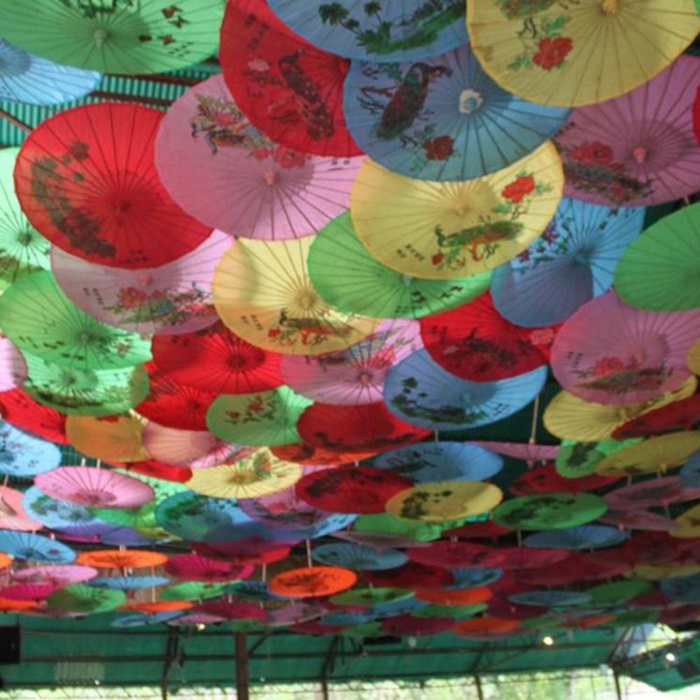 10 Colors Kids Decorative Umbrella Costumes Photography Umbrella Bridesmaids Party Scenery