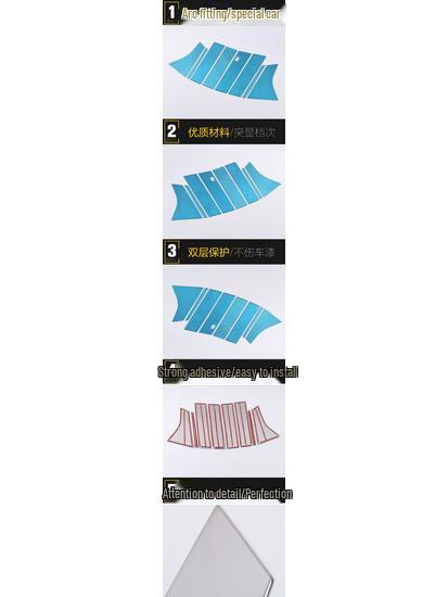 12-18 Neuer Ford Focus Fenster- und Karosserie-Kratzschutzaufkleber