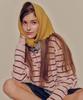 MELLY&ROSE Soft Stripe Polo Knit (310253)_Pink