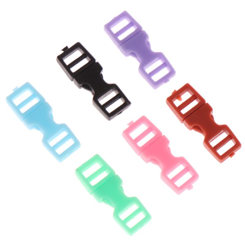10Pcs 6Mm Mini Doll Clothes Belt Buckles Diy Doll Backpack Button Bracelet Strap