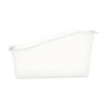 Plastic Desktop Book Organizer Bin Clear Set of 6 Interlocking Storage Bins Bookkeeping Classroom Kids Organizing Solutions Easy