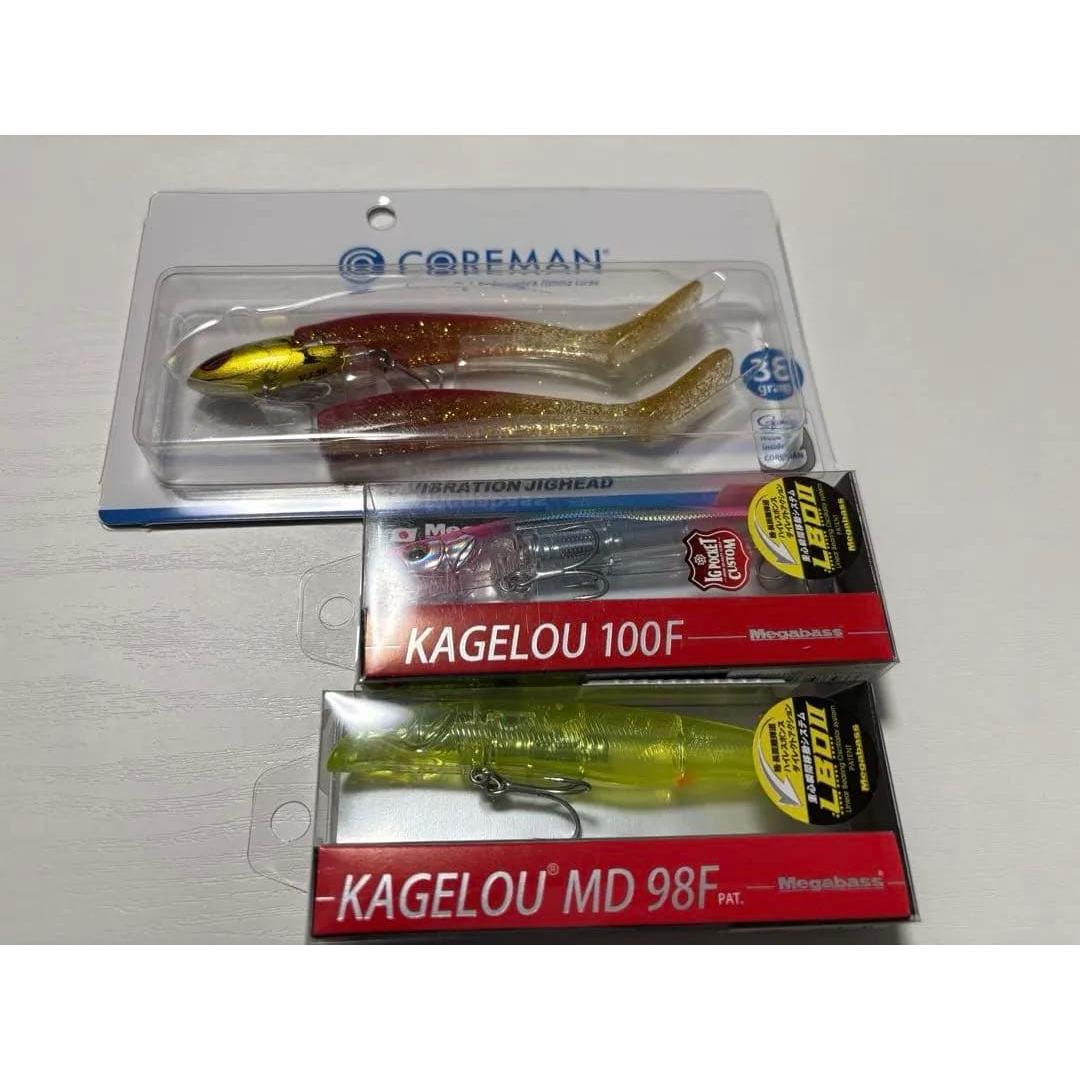Used Megabass KAGELOU Coreman VJ-36 set