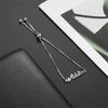 Custom Name Bracelets Hebrew Customized Personalized Name Stainless Steel Jewelry Box Chain Valentine's Day Gifts for Couple