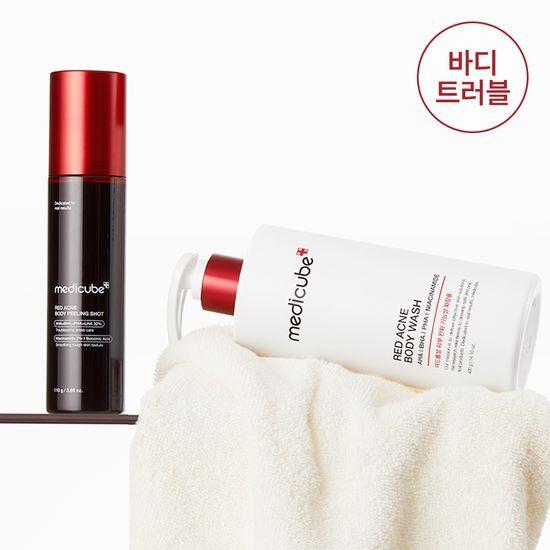 Choose 1 of Medicube Red Acne Body Peeling Shot 110g or Red Acne Body Wash 400g