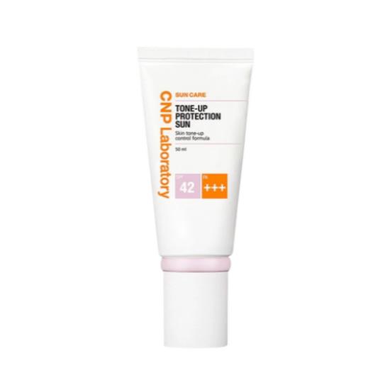 CNP Tone-Up Protection Sunscreen SPF42 PA+++ Brightening UV Shield Moisturizing Sun Cream 50ml