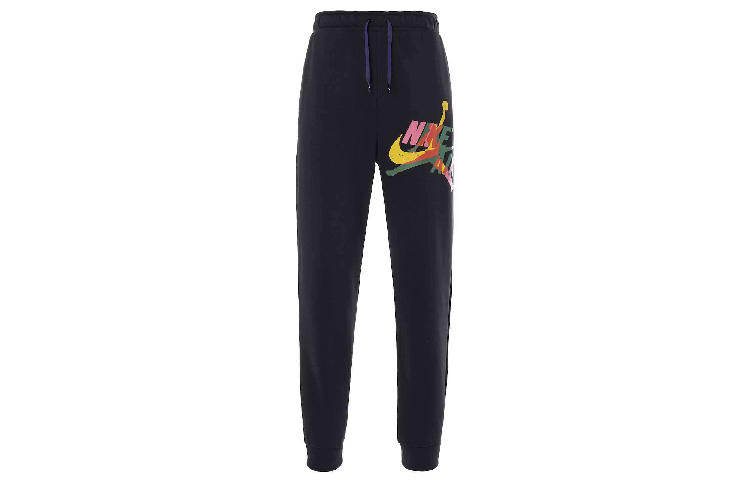 Jordan Gestrickte Jogginghose Herren Verdickt Gerade Passform Hose M black
