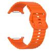 For Samsung Galaxy Watch Ultra 2 49mm/Watch Ultra 47mm Watch Band Wave Pattern Stitched Design Silicone Wrist Strap