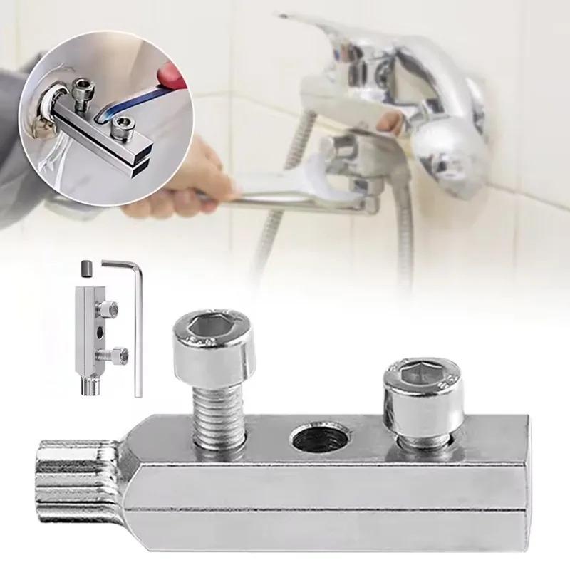 Faucet Angle Valves Broken Wire Extractor Universal Damage Screw Extractor Remover Tool Household Manual Plumber Tool 4/6 Points